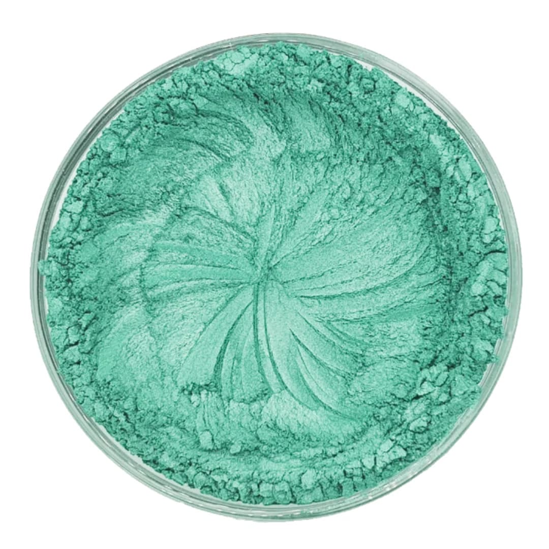 Green Mica Powder for wax, resin, soap, and other craft materials