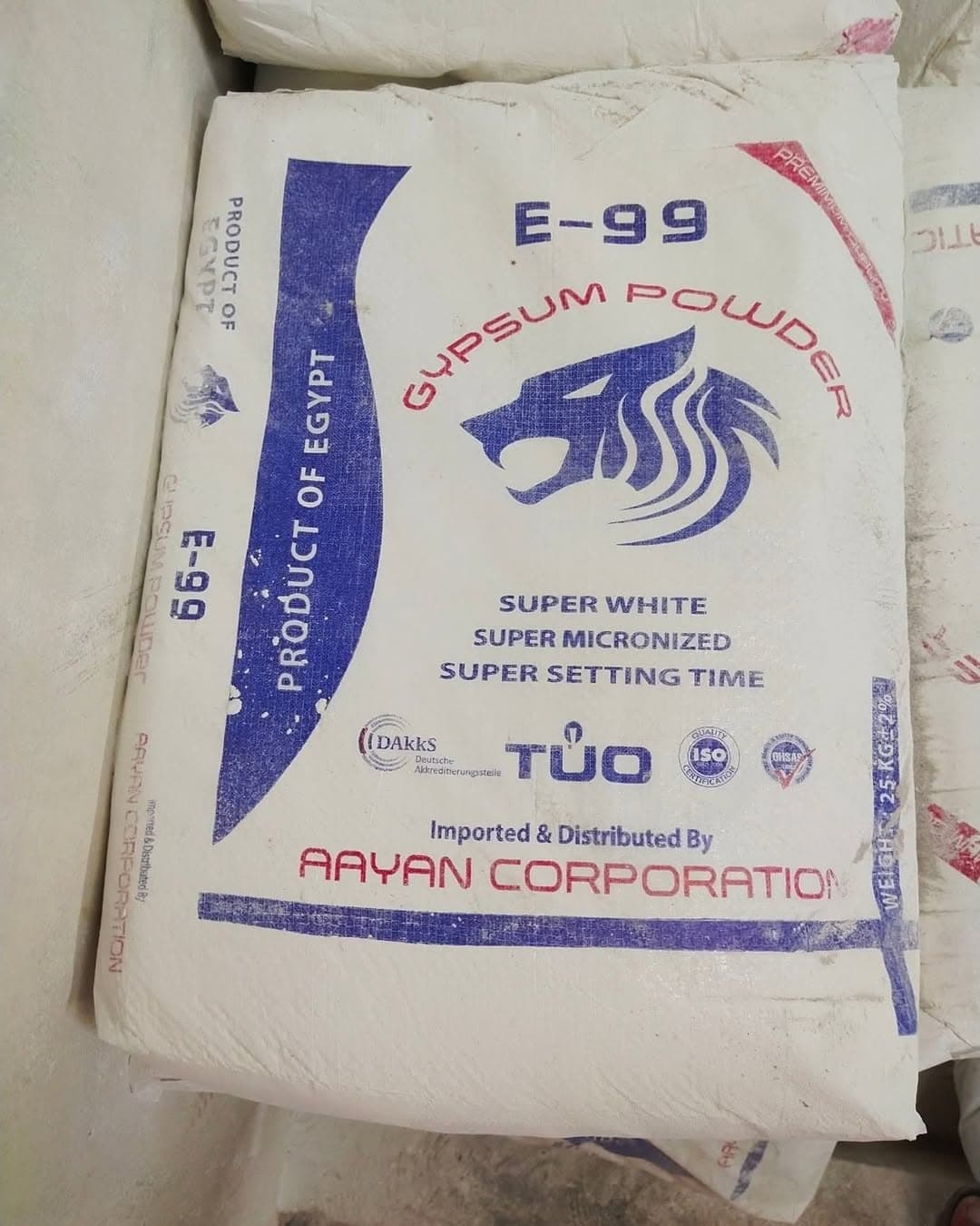 Gypsum Powder/ Plaster Of Paris, For Art and Sculpture, Creative Projects (E-99)